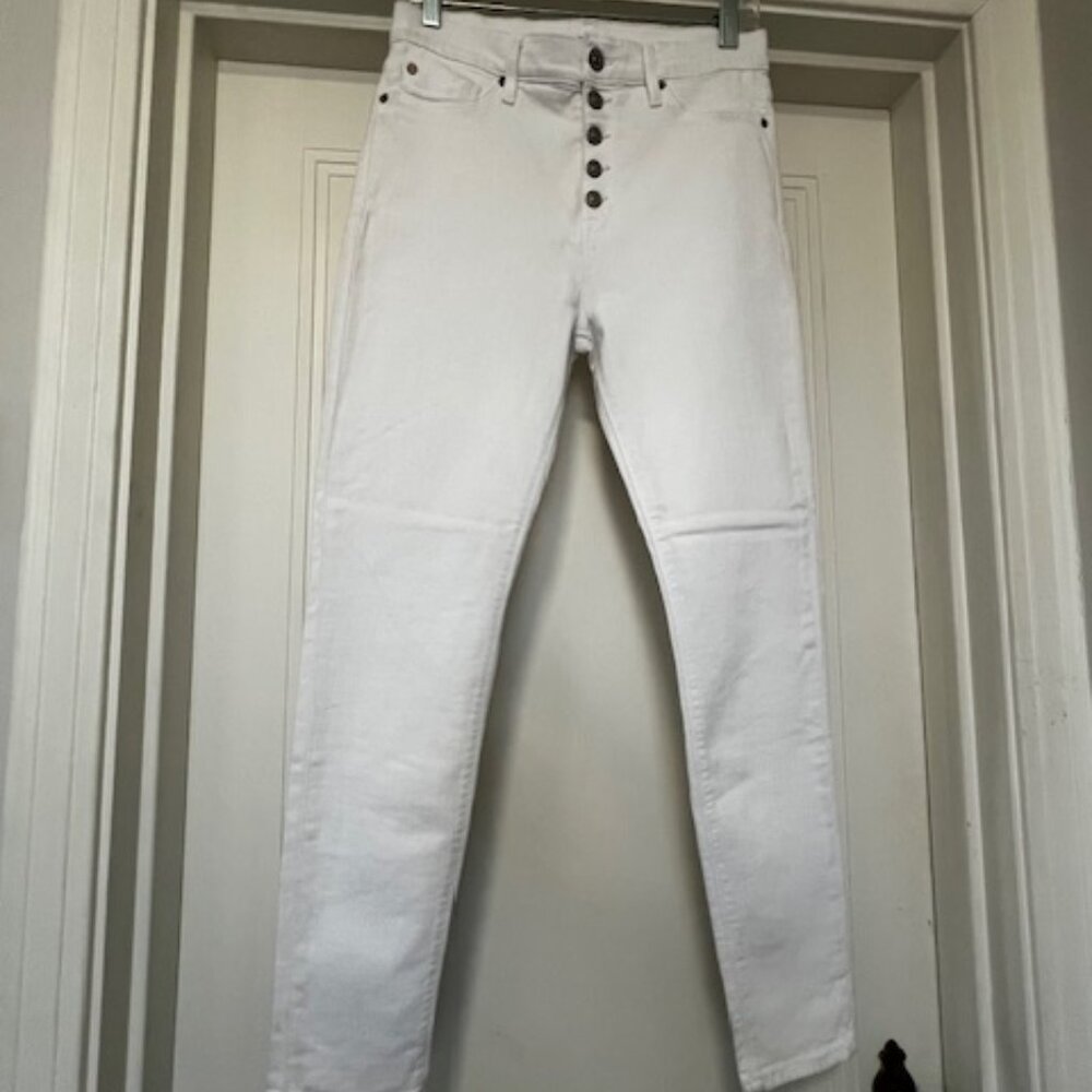 Hudson Ciara Super Skinny Pant, Size 30, White, NWT
